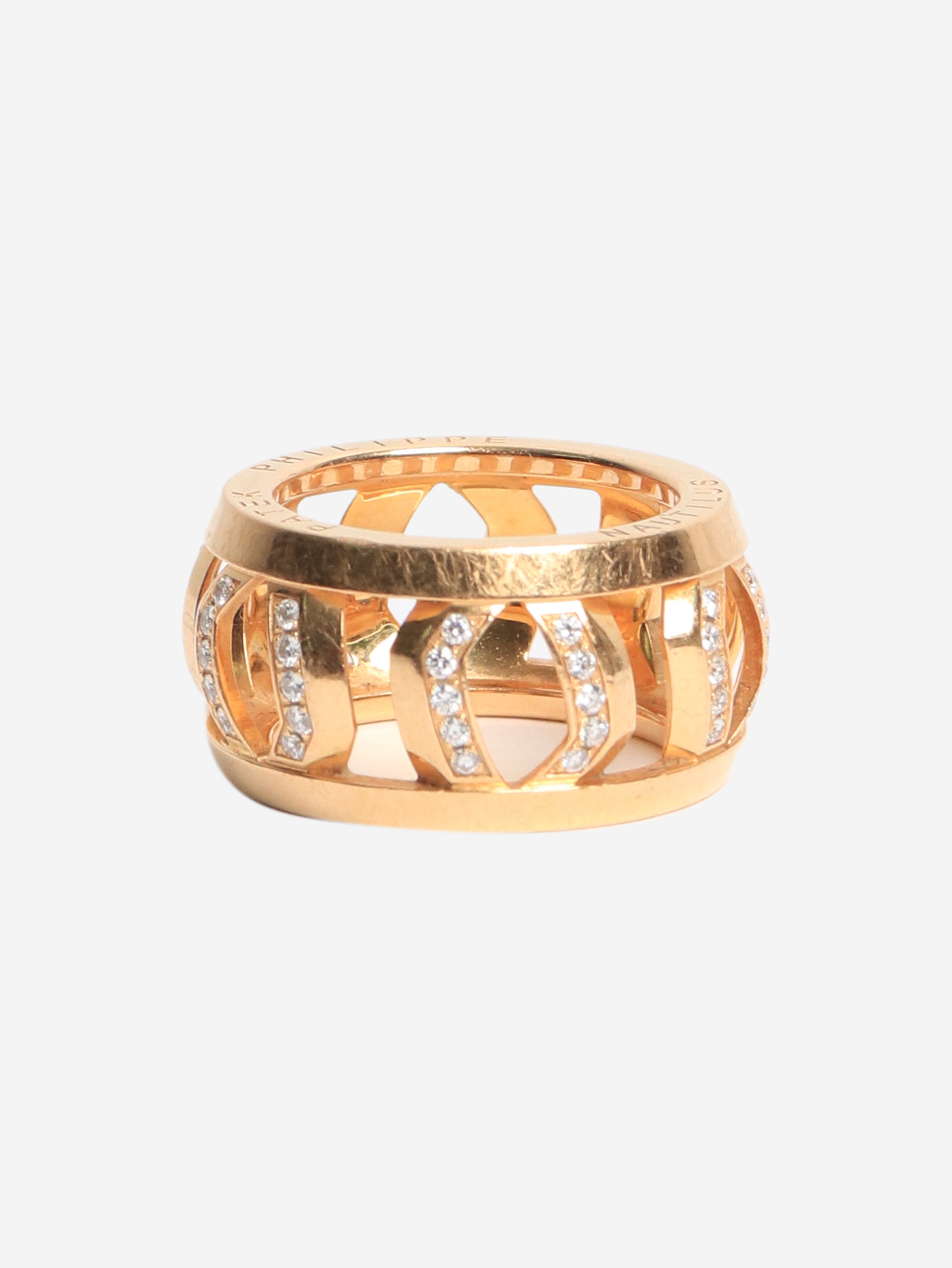 Yellow gold Nautilus ring Rings Patek Philippe 