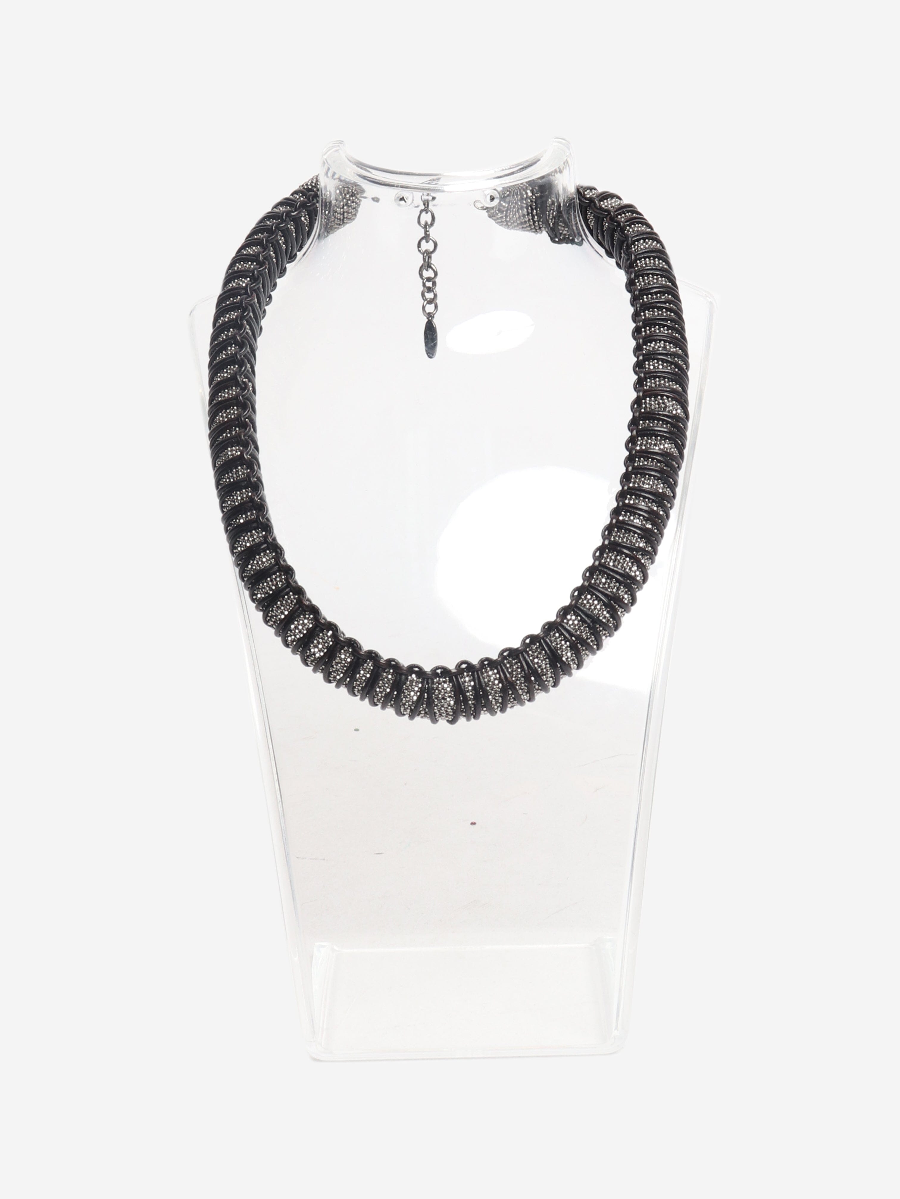 Silver metallic Monili necklace Necklaces Brunello Cucinelli 