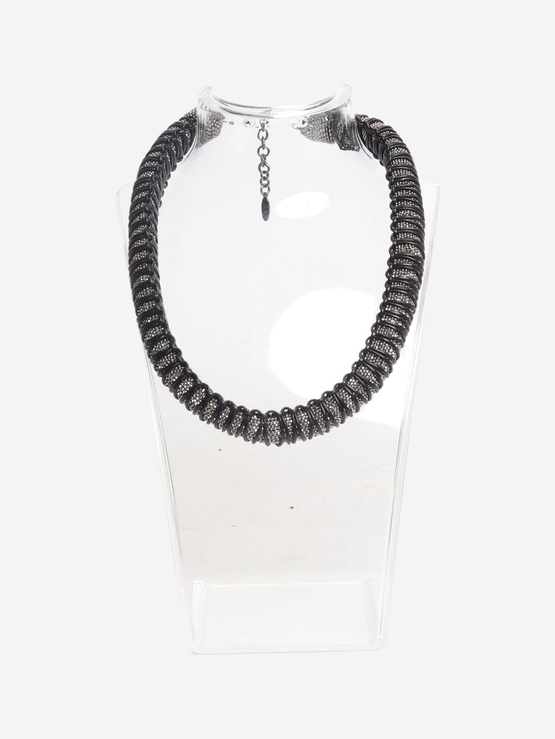 Silver metallic Monili necklace Necklaces Brunello Cucinelli 
