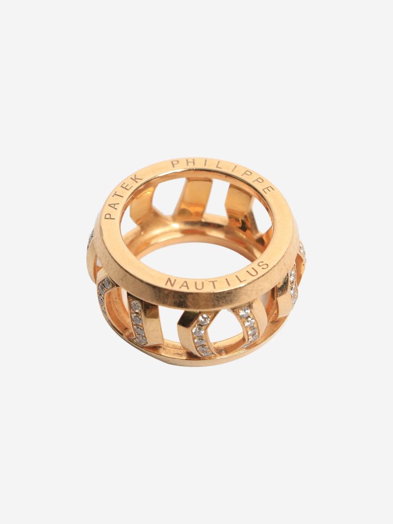 Yellow gold Nautilus ring Rings Patek Philippe 
