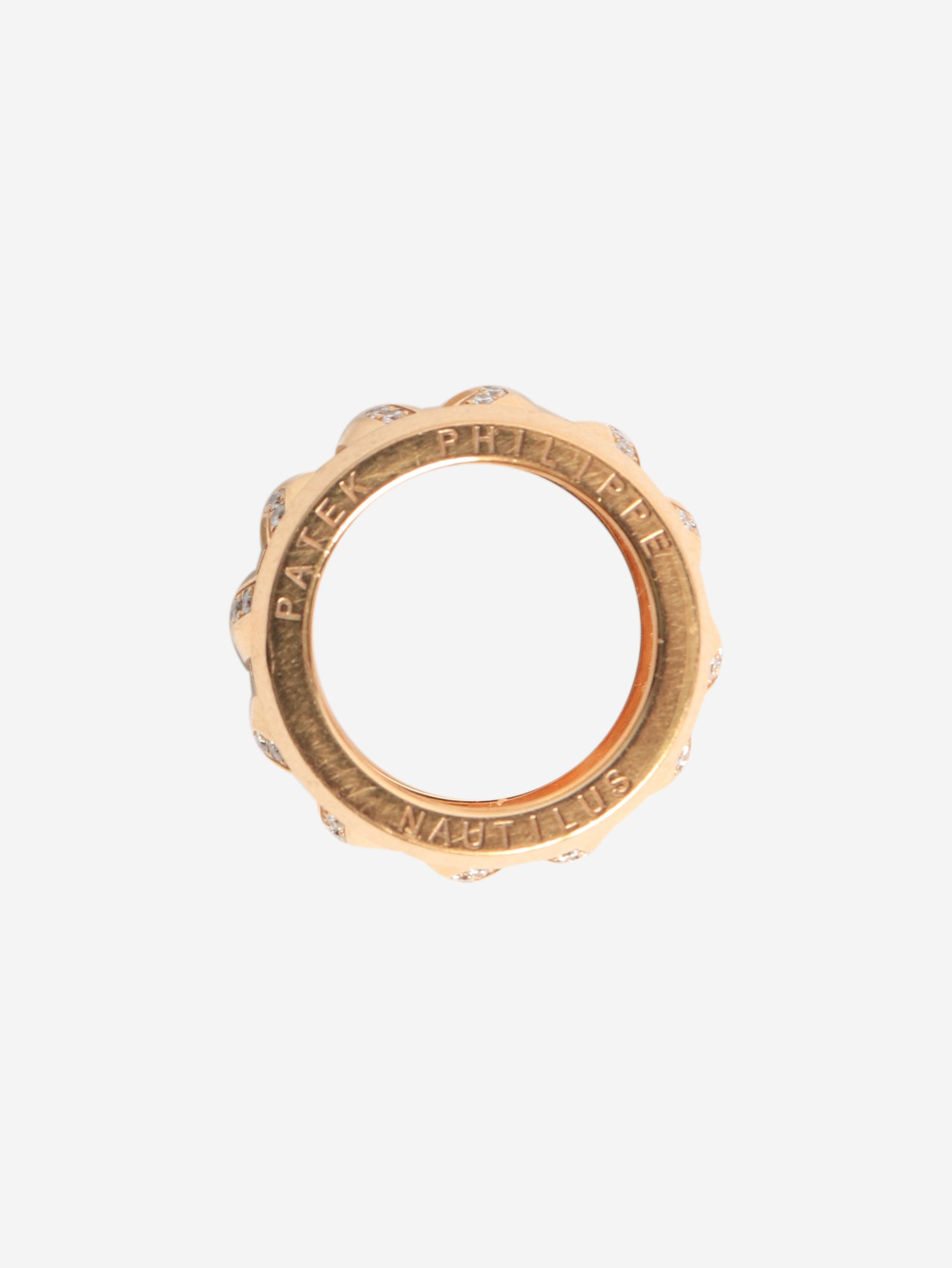 Yellow gold Nautilus ring Rings Patek Philippe 