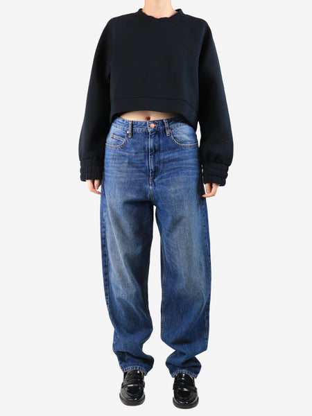 Blue relaxed-fit jeans - size UK 14 alternate image