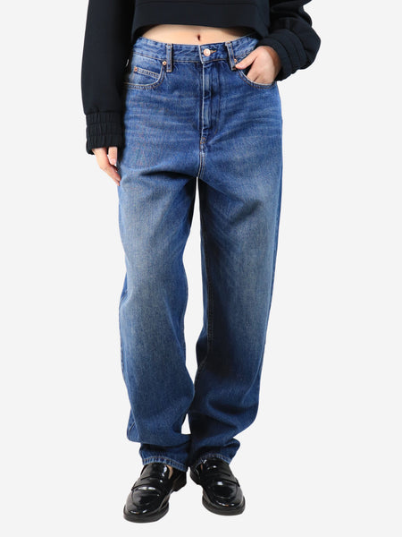 Blue relaxed-fit jeans - size UK 14 product image