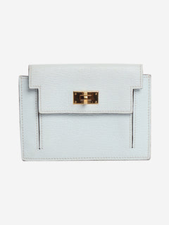 Bleu Brume Chevre Mysore Kelly Pocket Compact wallet Wallets, Purses & Small Leather Goods Hermes 