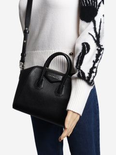Black leather Antigona mini bag Cross-body bags Givenchy 