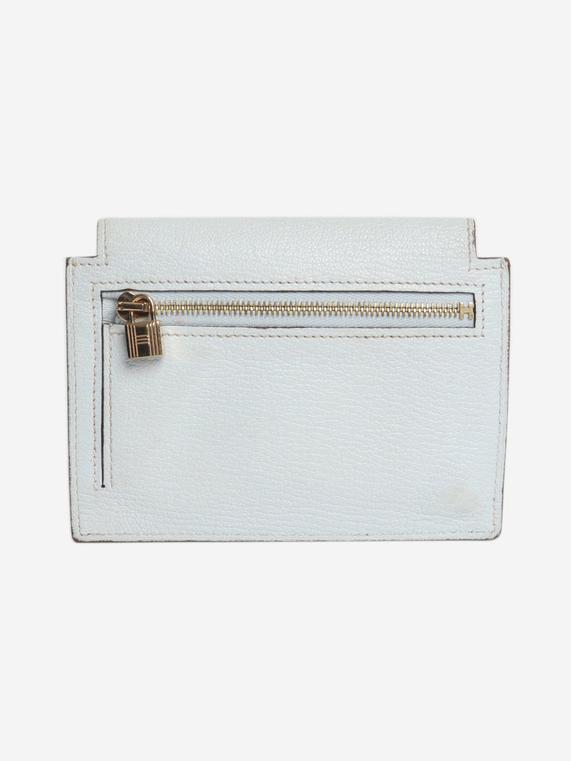 Bleu Brume Chevre Mysore Kelly Pocket Compact wallet Wallets, Purses & Small Leather Goods Hermes 