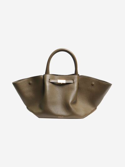 Green The midi New York bag Top Handle Bags Demellier 