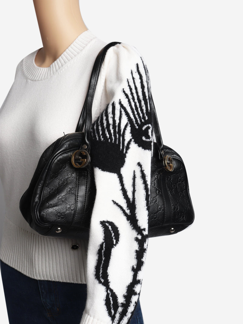 Black Guccissima shoulder bag Bags Gucci 