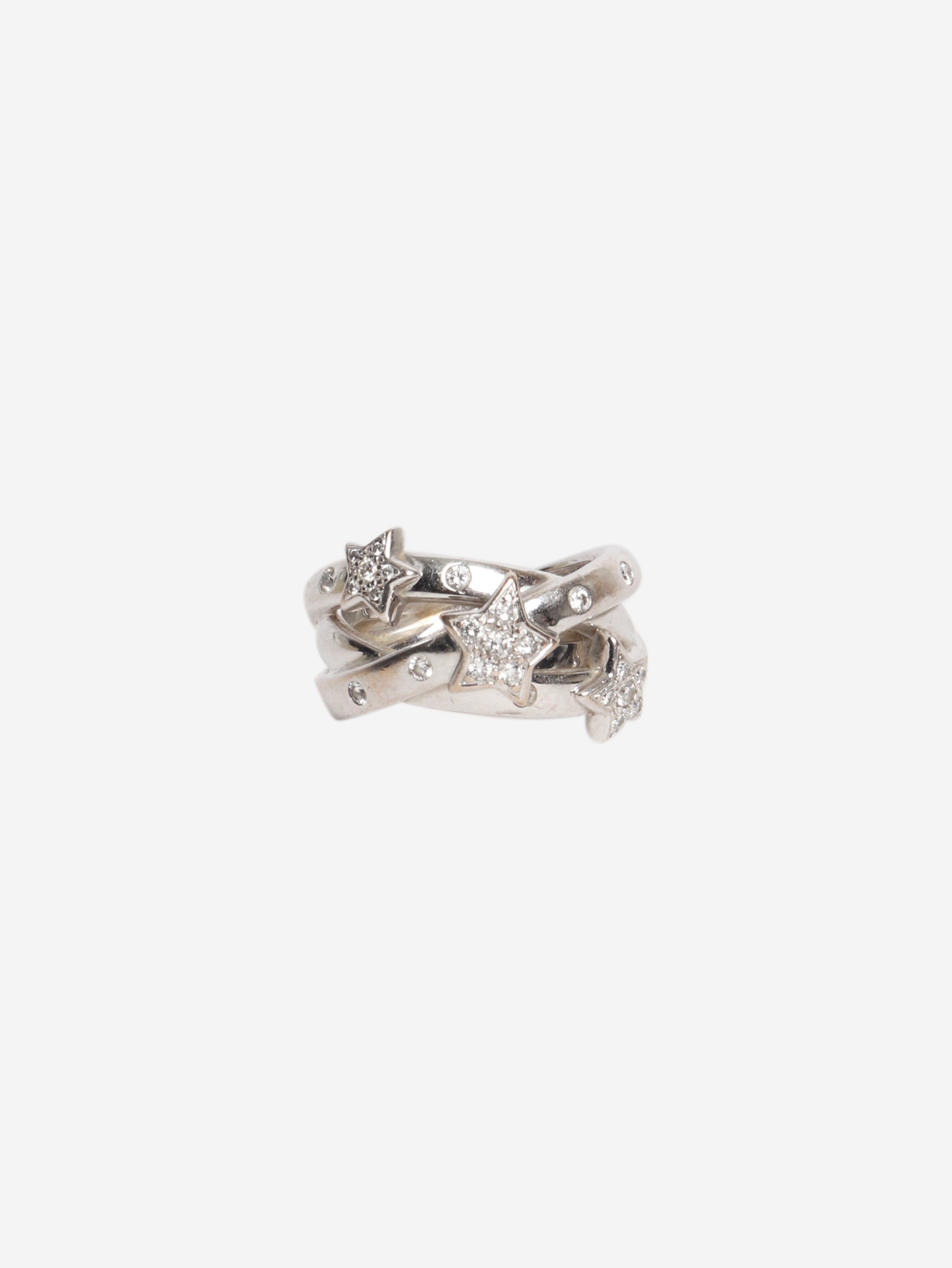 Silver Comète ring Rings Chanel 