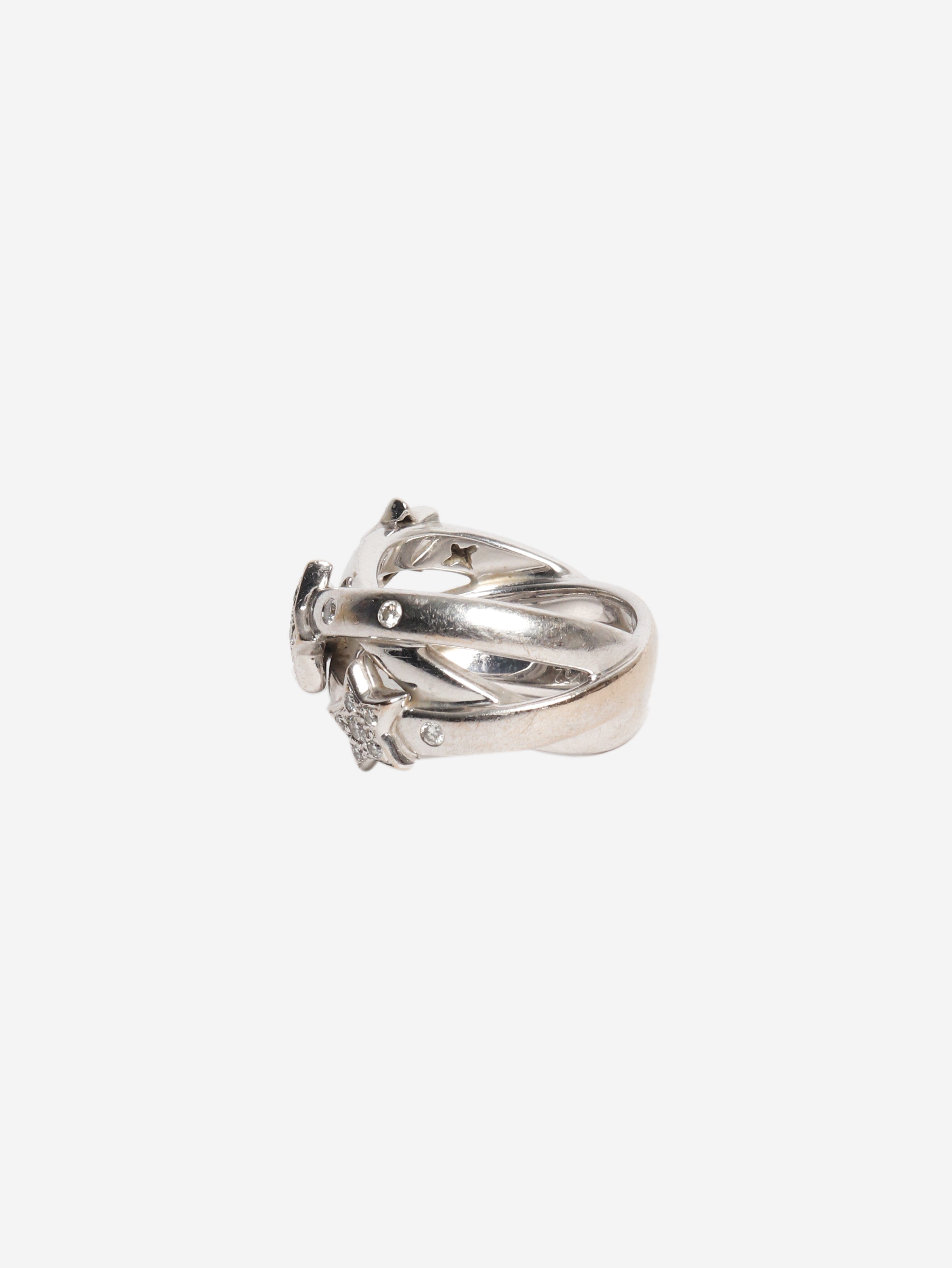 Silver Comète ring Rings Chanel 