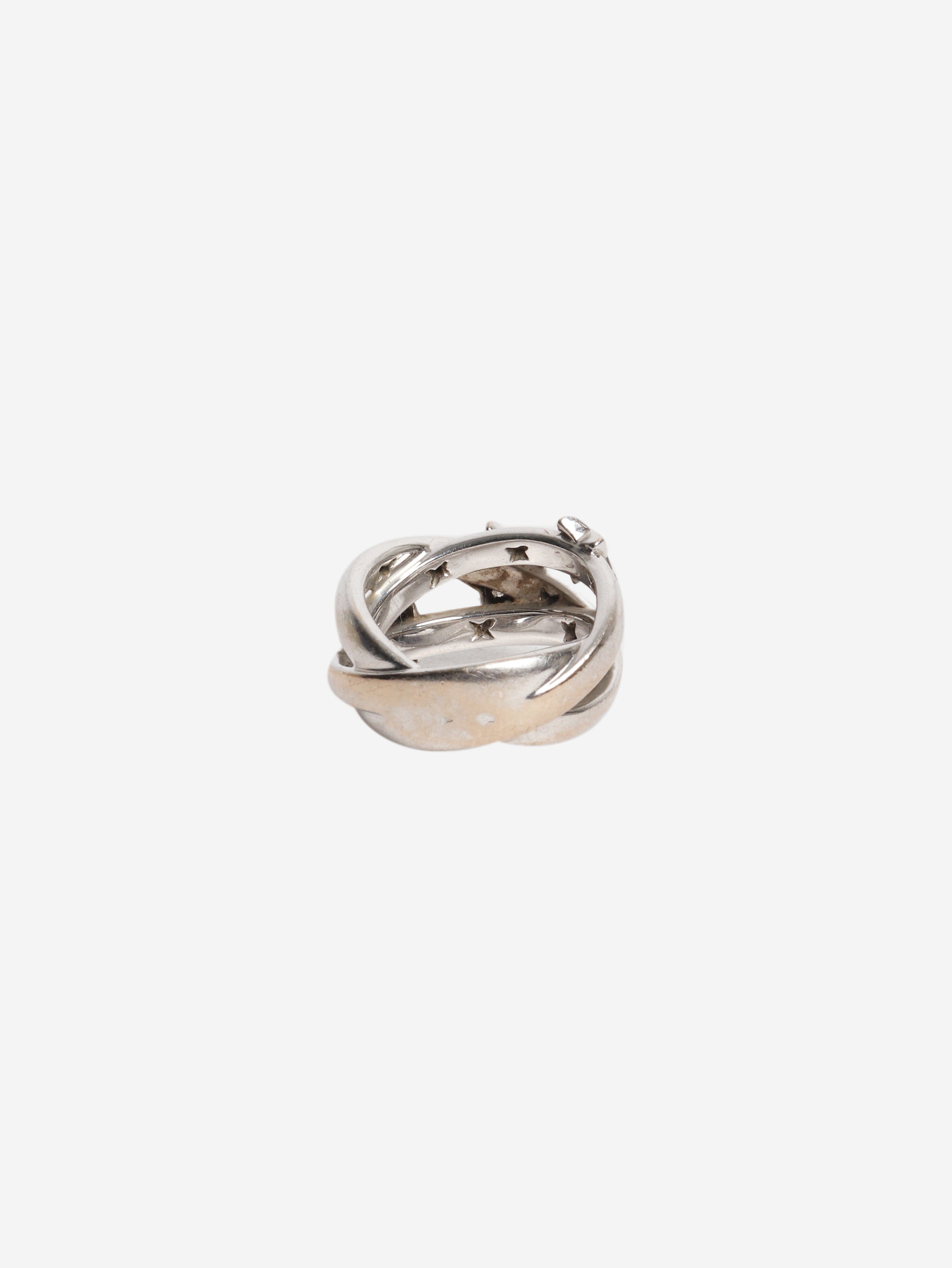 Silver Comète ring Rings Chanel 