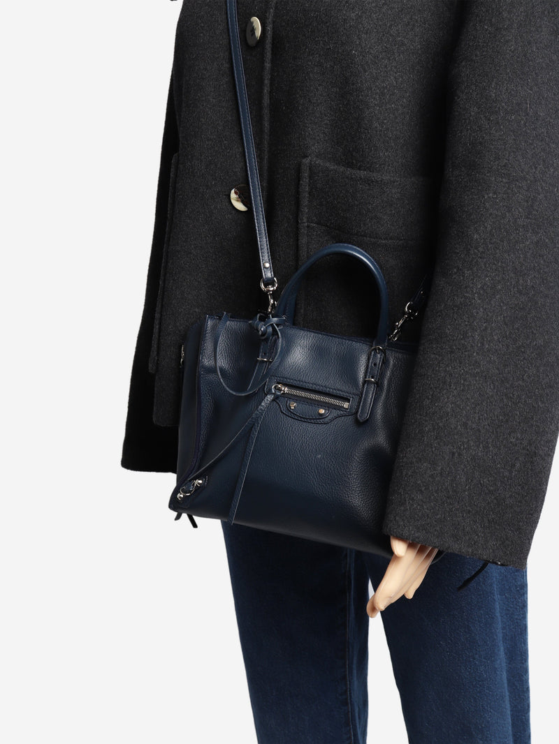 Navy Papier A6 bag Cross-body bags Balenciaga 