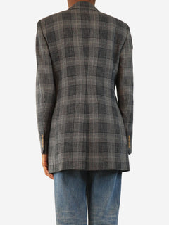 Grey check blazer - size UK 6 Coats & Jackets Acne Studios 