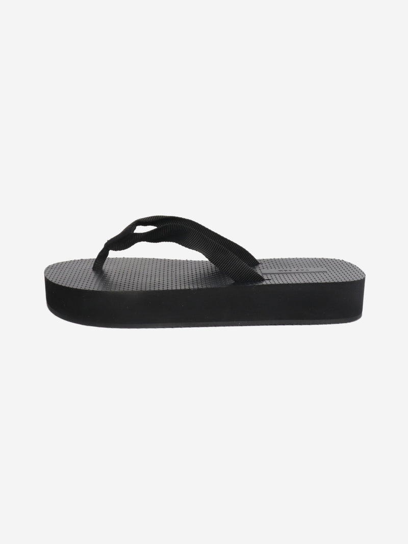 Black Dune flatform sandals - size EU 38 Flat Sandals The Row 