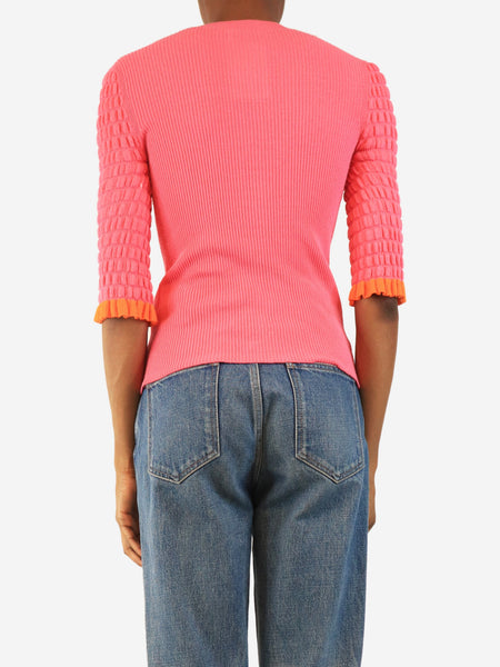 Pink knit top - size XS alternate image