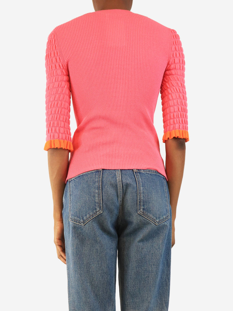 Pink knit top - size XS