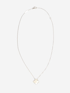 Van Cleef & Arpels Silver vintage Alhambra pendant