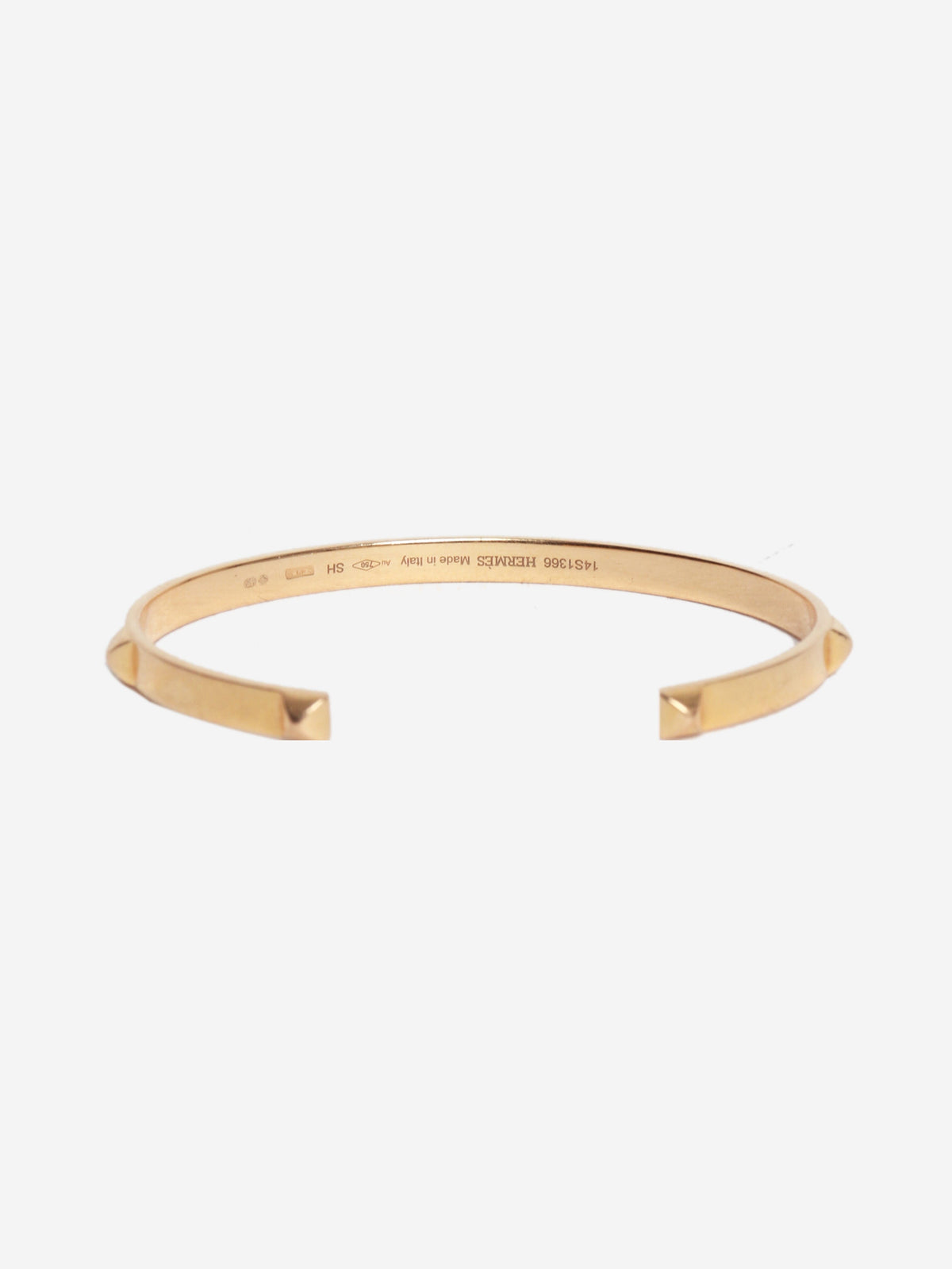 18k Rose gold mini Clous bracelet Bracelets Hermes 