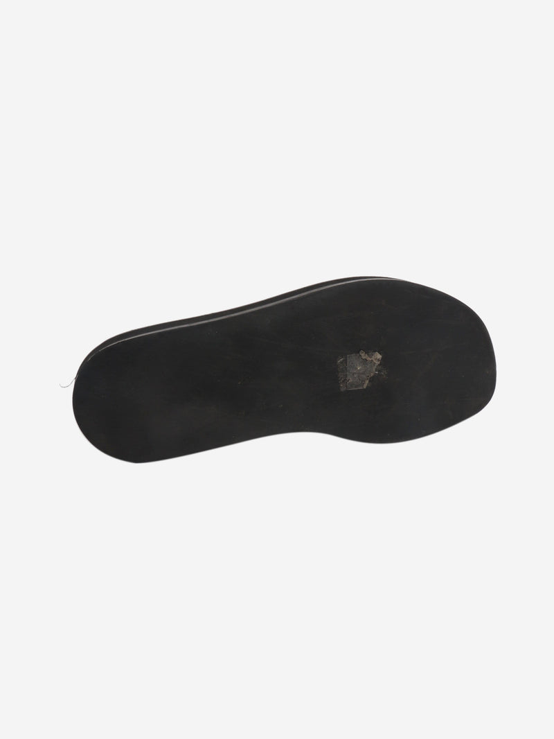 Ecru Fisherman leather sandals - size EU 37.5 Flat Sandals The Row 