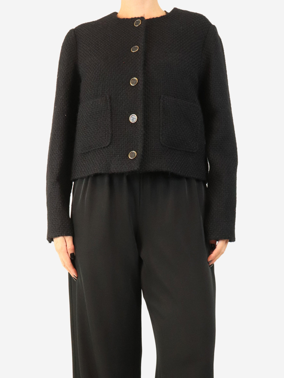 Black Beanie jacket - size UK 16 Coats & Jackets Altuzarra 