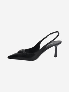 Black leather slingback pumps - size EU 36.5 Heels Prada 