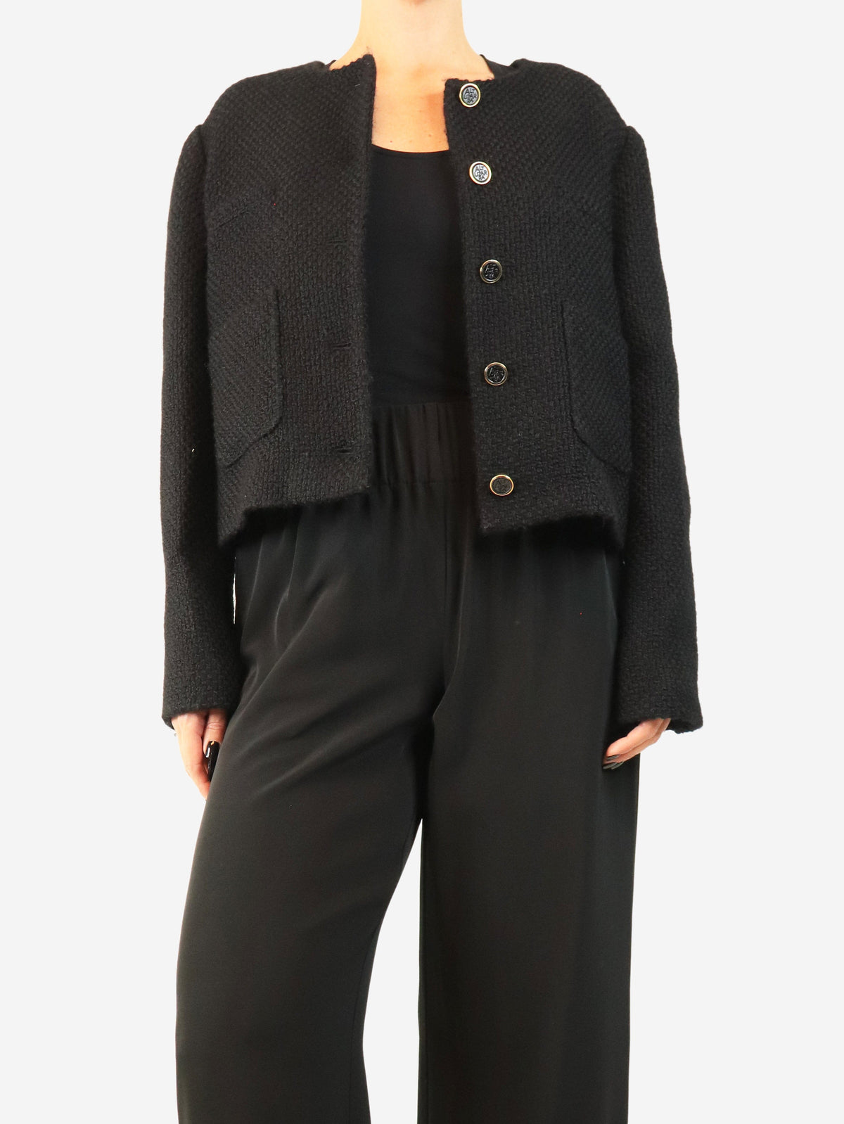 Black Beanie jacket - size UK 16 Coats & Jackets Altuzarra 