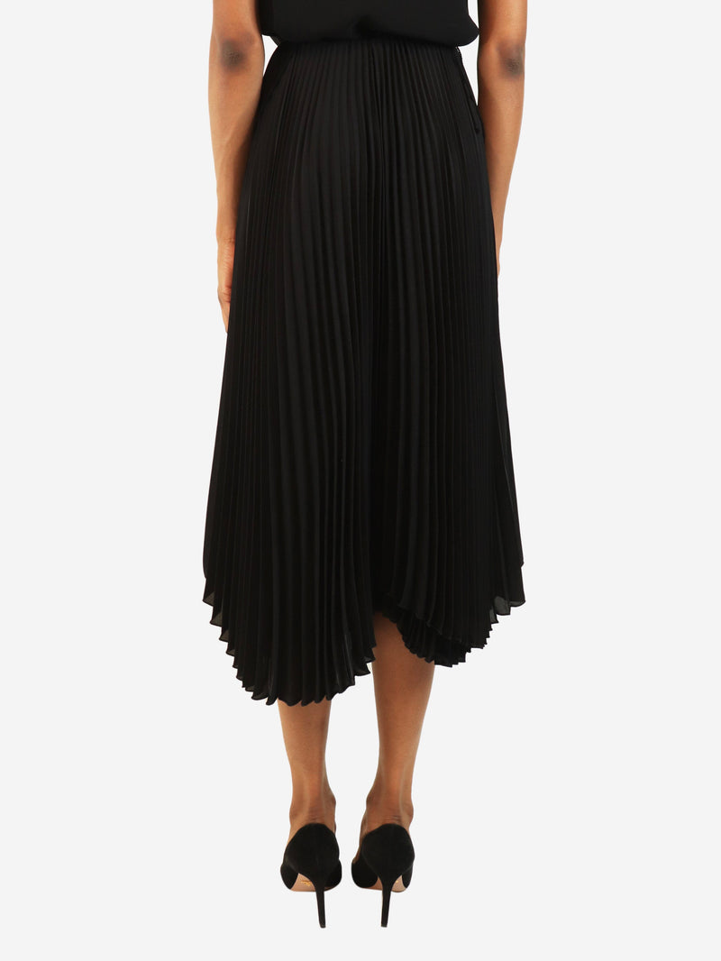 Black pleated midi skirt - size UK 4 Skirts Loyd/Ford 