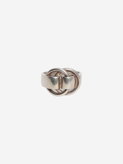 Silver Deux Anneaux ring Rings Hermes 