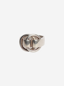 Silver Deux Anneaux ring Rings Hermes 