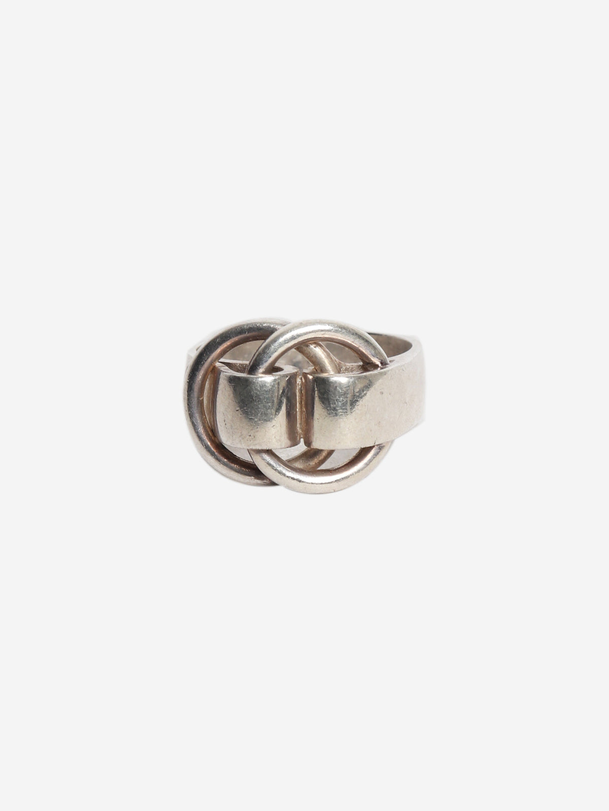 Silver Deux Anneaux ring Rings Hermes 