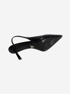 Black leather slingback pumps - size EU 36.5 Heels Prada 