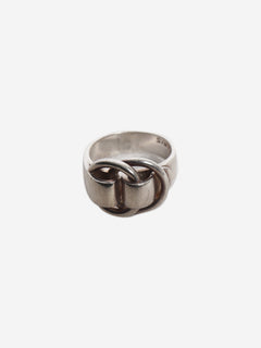 Silver Deux Anneaux ring Rings Hermes 