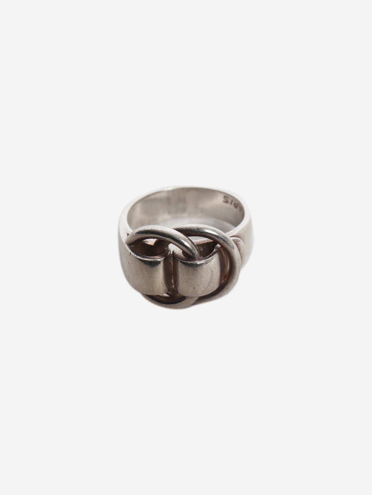 Silver Deux Anneaux ring Rings Hermes 