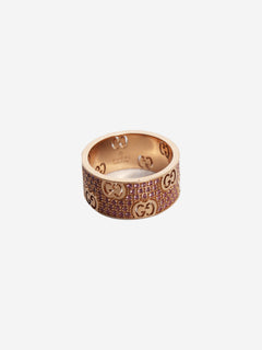 18k Rose gold Icon Stardust ring Rings Gucci 