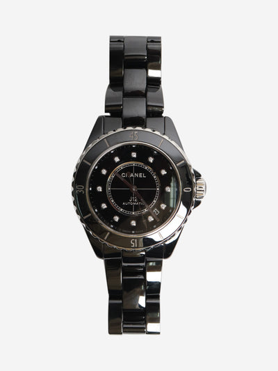 Black J12 automatic watch Watches Chanel 
