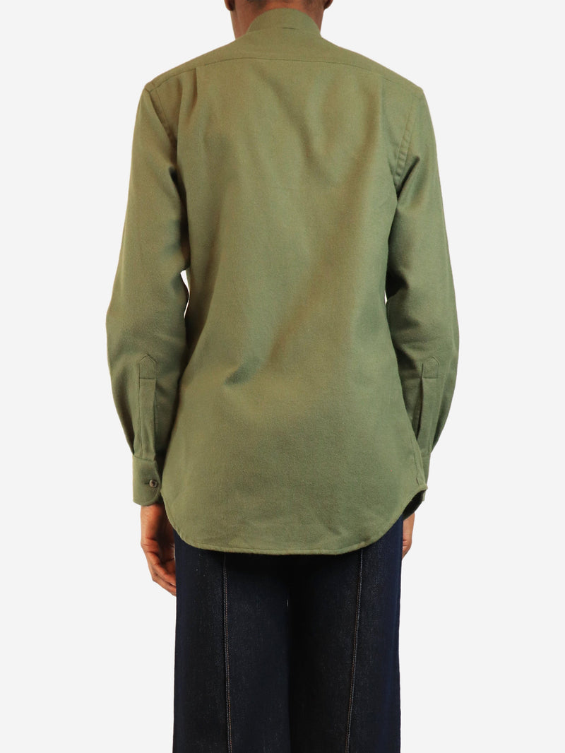 Green The Boyfriend shirt - size UK 6 Tops WNU 