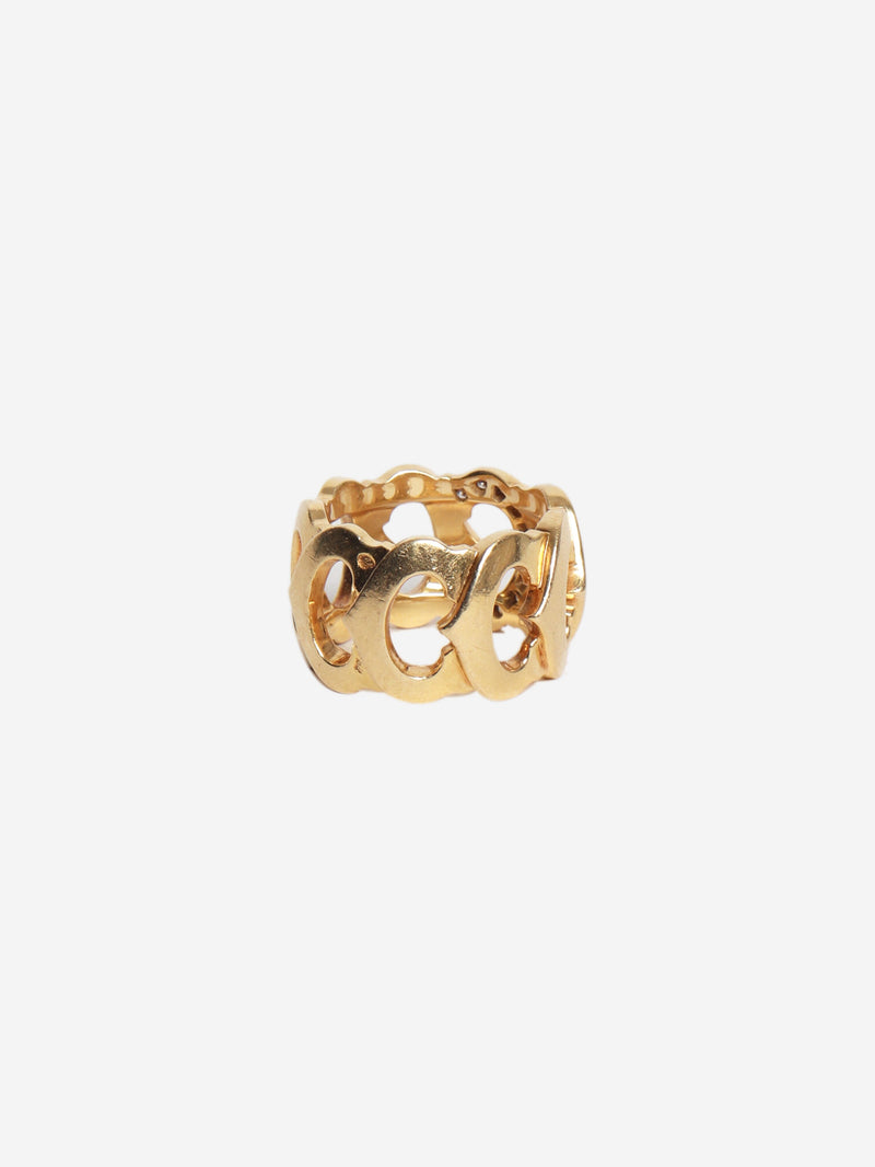 18k Gold C de Cartier ring Rings Cartier 