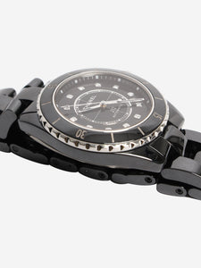 Chanel Black J12 automatic watch