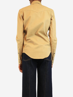 Neutral western shirt - size XS Tops Saint Laurent 