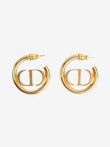 Christian Dior Gold 30 Montaigne earrings