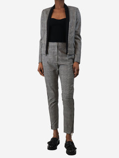 Grey plaid suit set - size UK 4 Sets Stella McCartney 