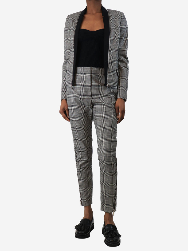 plaid suit set