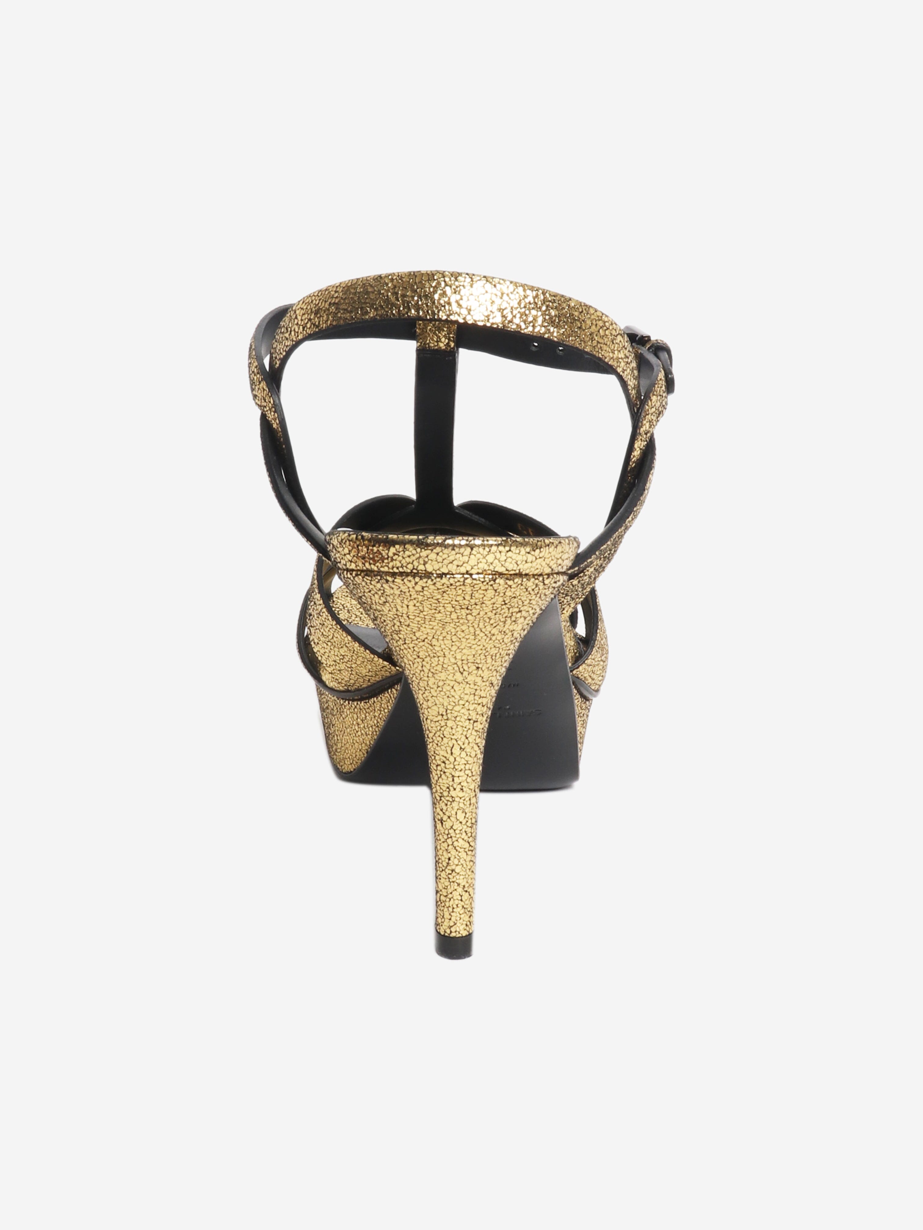 Gold Tribute 75 sandals - size EU 38.5 Trainers Saint Laurent 