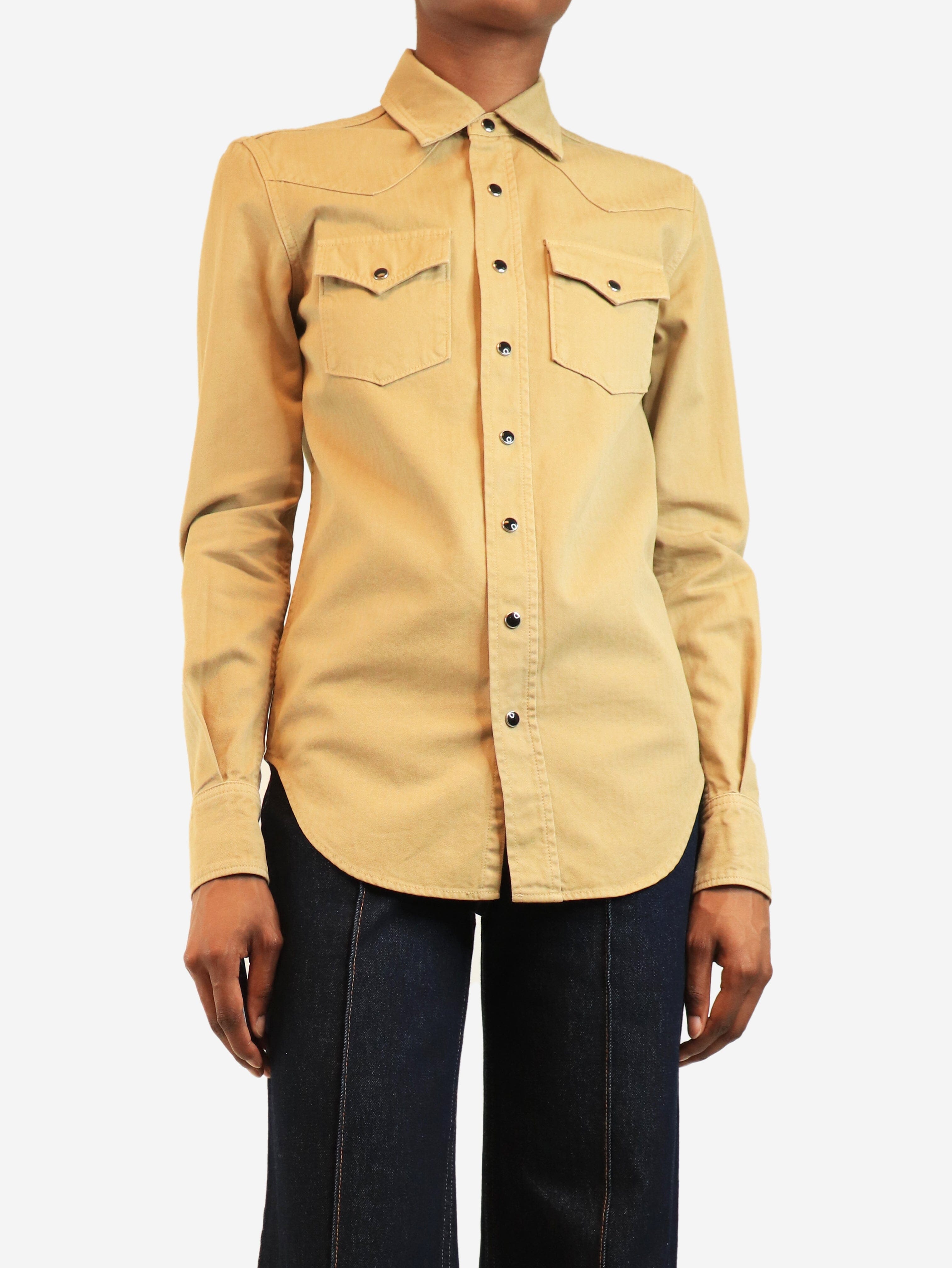 Neutral western shirt - size XS