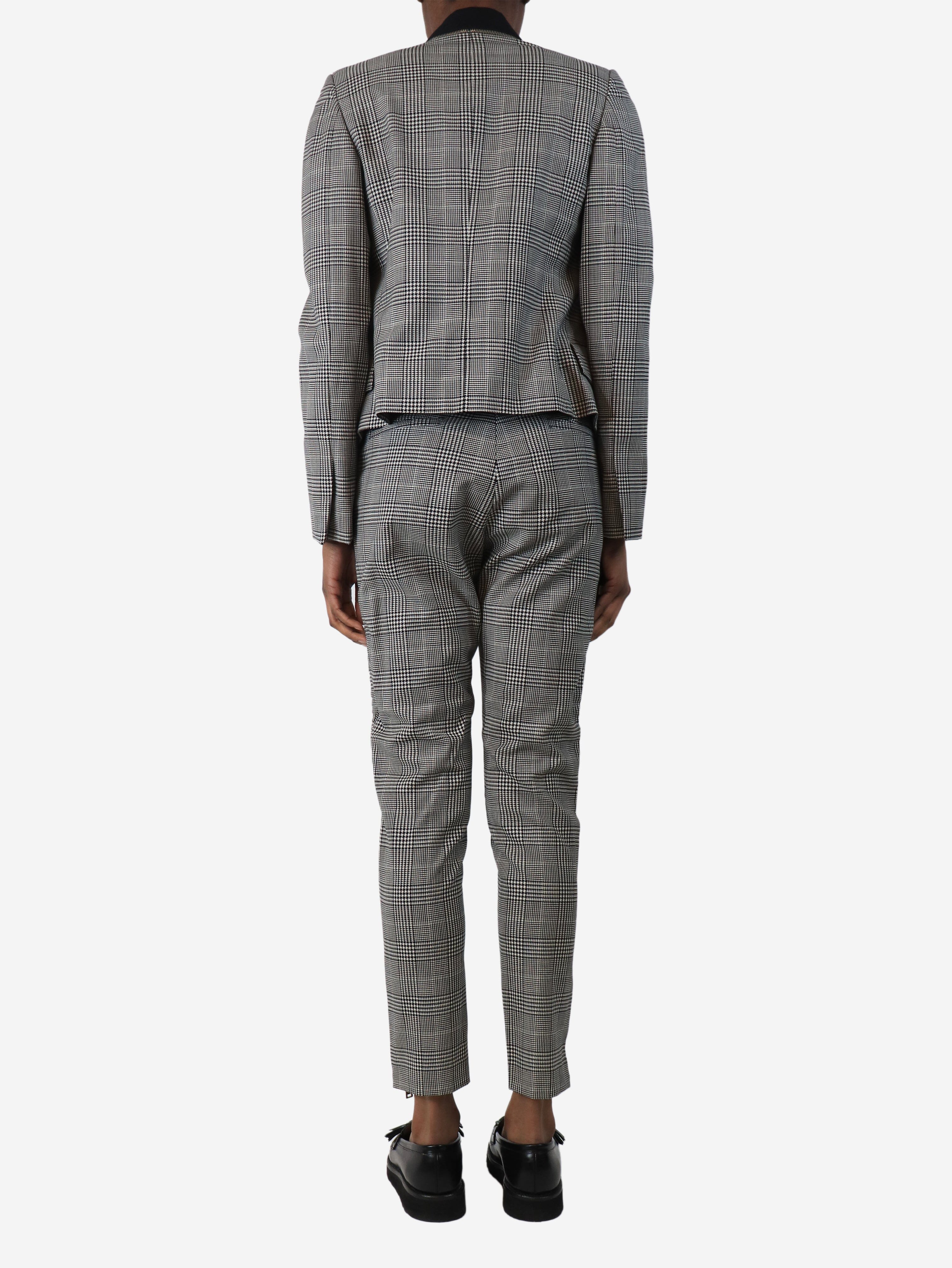 Grey plaid suit set - size UK 4 Sets Stella McCartney 