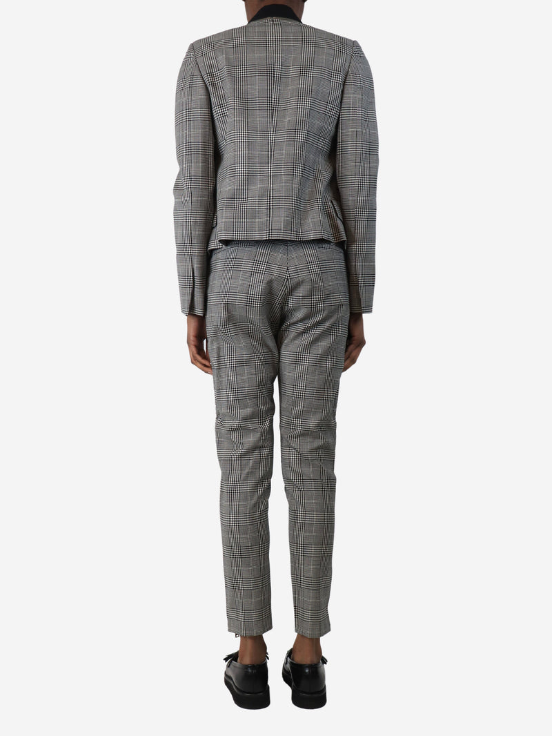 Grey plaid suit set - size UK 4 Sets Stella McCartney 