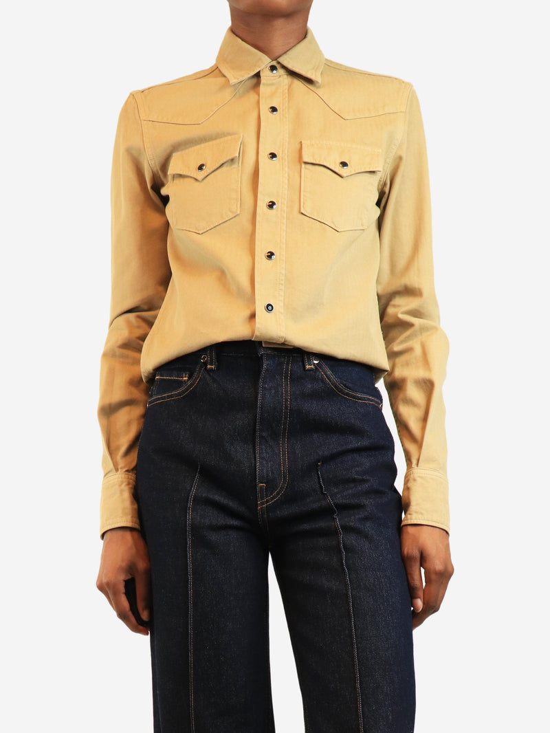 Neutral western shirt - size XS
