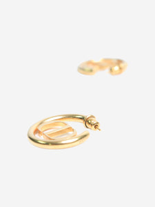 Christian Dior Gold 30 Montaigne earrings