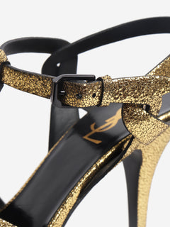 Gold Tribute 75 sandals - size EU 38.5 Trainers Saint Laurent 