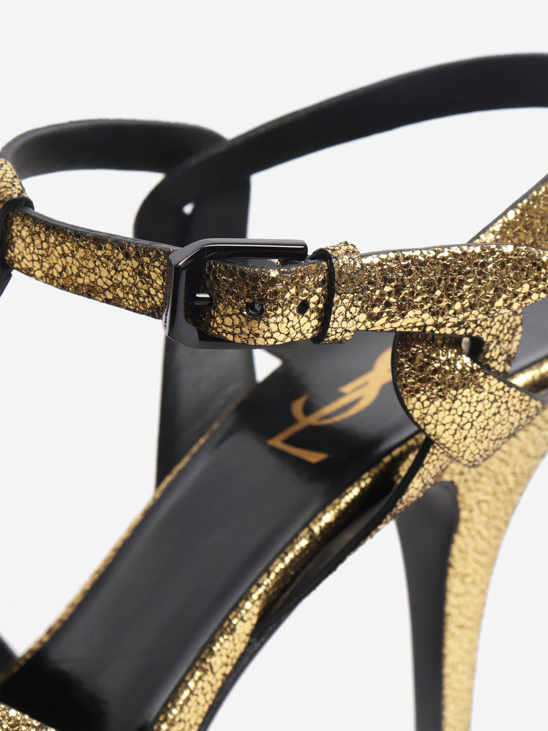 Gold Tribute 75 sandals - size EU 38.5 Trainers Saint Laurent 